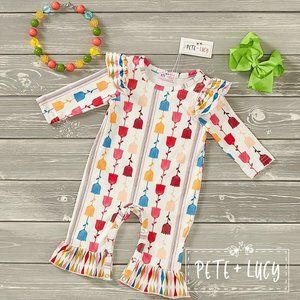 Pete and Lucy romper